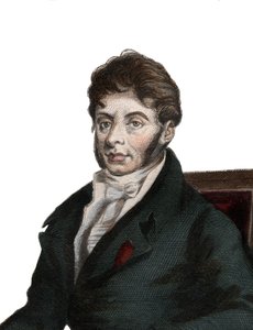 Porträtt av Etienne Nicolas Mehul (1763-1817), fransk kompositör. av French School