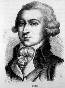 Porträtt av Francois Buzot (1760 - 1794), politiker - i "" The History of France"" av Henri Martin av French School