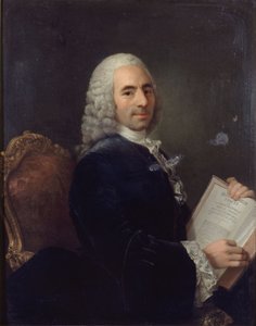 Porträtt av Francois Quesnay (1694-1774), Louis XV:s läkare och fysiokrat, efter 1743 (olja på duk) av French School