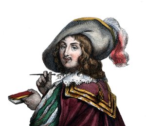 Porträtt av Francois VI, hertig av La Rochefoucauld, prins av Marcillac (1613-1680), fransk författare. av French School
