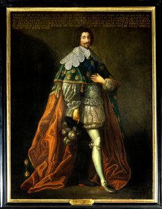 Porträtt av Francois de Bethune, hertig av Orval (1598-1678) till och med av Frankrike, son till Maximilian av Bethune, hertig av Sully (1559-1641). Anonym målning från 1600-talet. Olja på duk. Obligatoriskt omnämnande: Sully sur Loire, Chateau de Sully -  av French School