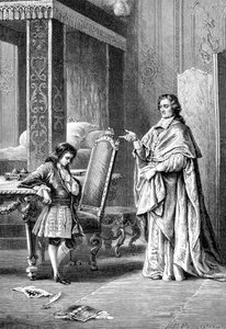Porträtt av Francois de Pons de Salignac de La Mothe-Fenelon (Mothe Fenelon av French School