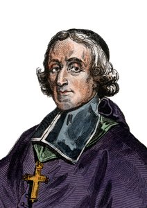 Porträtt av Francois de Pons de Salignac de La Mothe Fenelon (1651-1715), fransk ärkebiskop, teolog, poet och författare. av French School