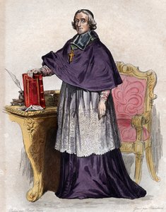 Porträtt av Francois de Pons de Salignac de La Mothe Fenelon (1651-1715), fransk ärkebiskop, teolog, poet och författare. av French School