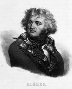 Porträtt av general Jean Baptiste Kléber (1753 - 1800) - i "" Revolution francaise"" av Thiers. 1800-talet av French School