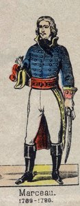 Porträtt av general Marceau (1769-1796). av French School