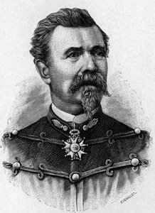 Porträtt av General de Reffye - i "" Vetenskapens album; berömda vetenskapsmän; Stora upptäckter””” 1896. av French School