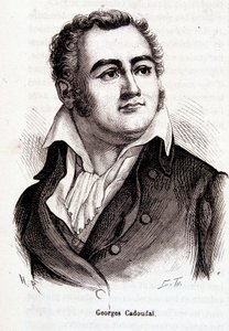 Porträtt av Georges Cadoudal - gravyr av French School