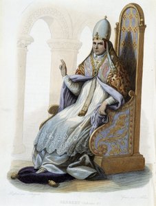 Porträtt av Gerbert d
