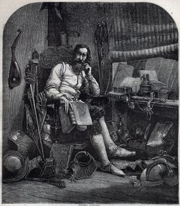 Porträtt av Gjergj Kastrioti Skanderbeg (eller George Scanderbeg) Georges Scanderberg av French School
