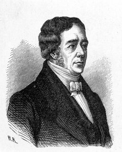 Porträtt av Hans Christian Oersted (Oersted eller Oersted av French School