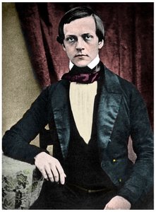 Porträtt av Hermann von Helmholtz (1821-1894). tysk fysiker, anatom och fysiolog. av French School