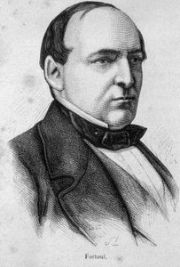 Porträtt av Hippolyte Fortoul, fransk författare och minister (1811-1856) - i "" L