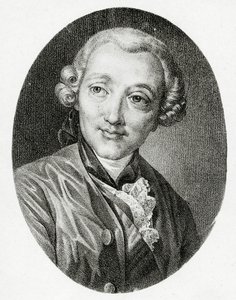 Porträtt av Jacques-Germain Soufflot, av French School
