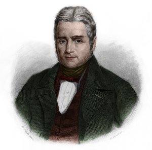 Porträtt av Jacques Lafitte (1767-1844), fransk politiker och bankir. i "" Book of Speakers" av Louis de Cormenin Timon. 1842. Privat samling. av French School