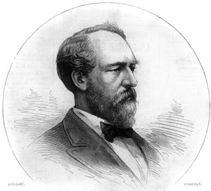 Porträt von James Abram Garfield von French School