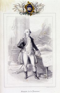 Porträtt av Jean-Francois Galaup, Comte de La Perouse (Jean Francois Laperouse av French School
