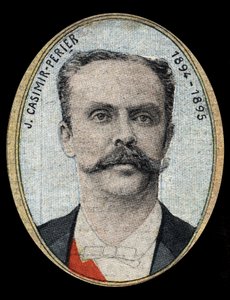 Porträtt av Jean Casimir-Perrier (Casimir Perrier, Casimir Perrier, Casimir-Perrier) (1847-1907), Frankrikes president. av French School
