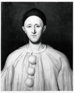 Porträtt av Jean Charles Deburau (1829-73) som Pierrot