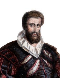 Porträtt av Jean Goujon (1510-c.1566), fransk skulptör och arkitekt. av French School