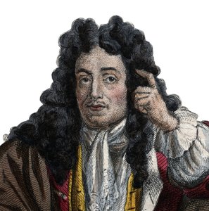 Porträtt av Jean de La Bruyere (Labruyere) (1645-1696) av French School