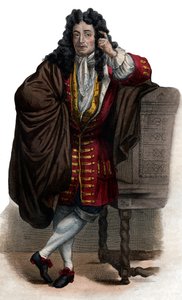 Porträtt av Jean de La Bruyere (Labruyere) (1645-1696), fransk essäist och moralist. av French School