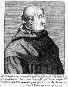 Porträtt av John Duns Scotus (c.1265-c.1308) av French School