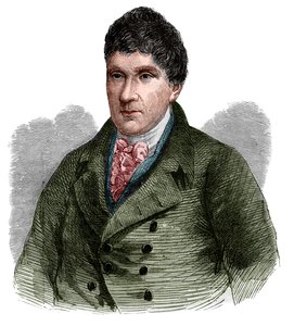 Porträtt av John Rennie (1761-1821), skotsk civilingenjör. av French School