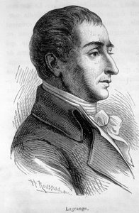 Porträtt av Joseph Louis, greve av Lagrange (1736-1813), fransk matematiker - i "" L
