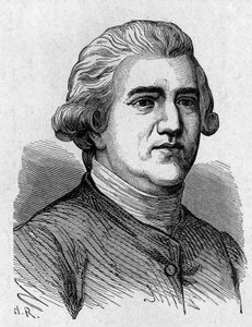 Porträtt av Josiah Wedgwood (1730 - 1795), brittisk konstnär och industriman - i "" Album of Science; berömda forskare; Stora upptäckter””” 1896. av French School