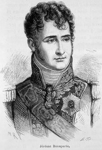 Porträtt av Jérôme Bonaparte (1784 - 1860) - i "" Frankrikes historia"" av Henri Martin av French School