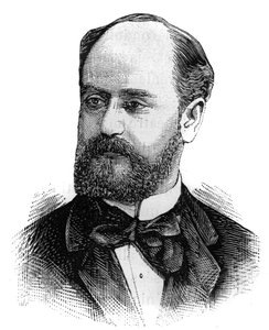 Porträtt av Jules Develle (1845-1919), fransk politiker. Gravyr i ""The Illustrated World"", 16 januari av French School