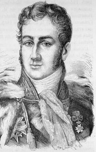 Porträtt av Jules de Polignac, fransk politiker (1780 - 1847) - i "" L