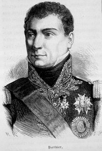 Porträtt av Louis Alexandre (Louis-Alexandre) Berthier, fransk marskalk (1753 - 1815) - i "" L