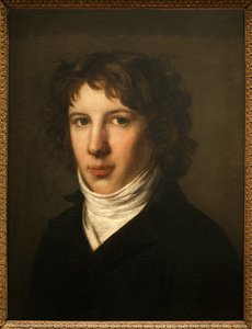 Porträtt av Louis Antoine de Saint-Just, 1793 av French School
