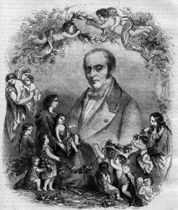 Porträtt av Louis Benoit Guersant (1777-1848), fransk läkare. av French School