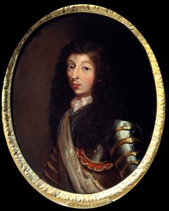 Porträtt av Louis II Prince of Bourbon (Bourbon-Conde), Grand Conde (1621-1686) Målning av den franska skolan på 1600-talet. Paris, Musee de l