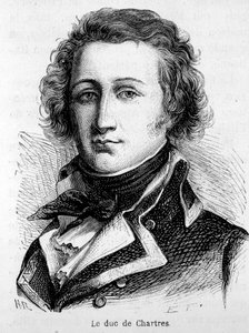 Porträtt av Louis Philippe II Joseph, hertig av Orléans och Chartres, känd som Philippe Egalité av French School