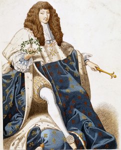 Porträtt av Ludvig XIV, ung. av French School