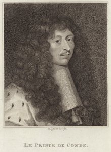 Porträtt av Louis de Bourbon, Prince of Condé av French School