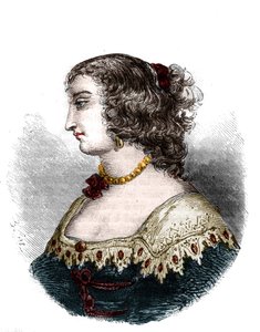 Porträtt av Mademoiselle de Hautefort (Marie de Hautefort av French School