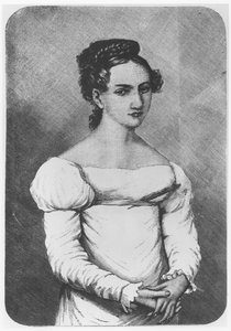 Porträtt av Maria Wereszczaka av French School