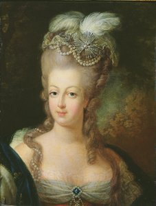 Porträtt av Marie-Antoinette de Habsbourg-Lorraine (1755-93)