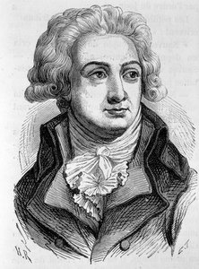 Porträtt av Marie Jean Herault de Sechelles (1759-1794), fransk politiker - i "L