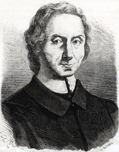 Porträtt av Nicolas Malebranche (1638 - 1715) av French School
