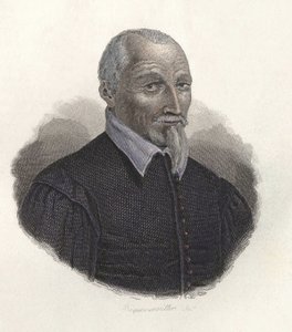 Porträtt av Olivier de Serres (1539-1619), fransk agronom. i "" Porträtt av användbara män " av French School
