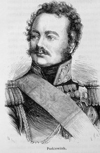 Porträtt av Paskiewitch (eller Paskeevich), rysk marskalk (1782 - 1856) - i "" L
