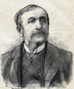 Porträtt av Paul, greve av Remusat (1831-1897), fransk journalist och författare av French School