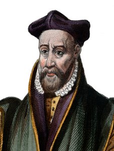 Porträtt av Philibert Delorme (De Lorme) (De lOrme) (1510-1570), fransk arkitekt. av French School