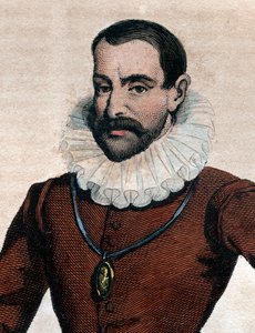 Porträtt av Philippe Duplessis Mornay (1549-1623), Lord of Plessis Marly, fransk protestantisk författare. av French School